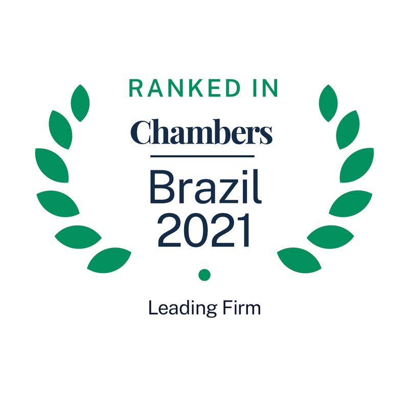 Selo Chambers – escritório reconhecido em 2021