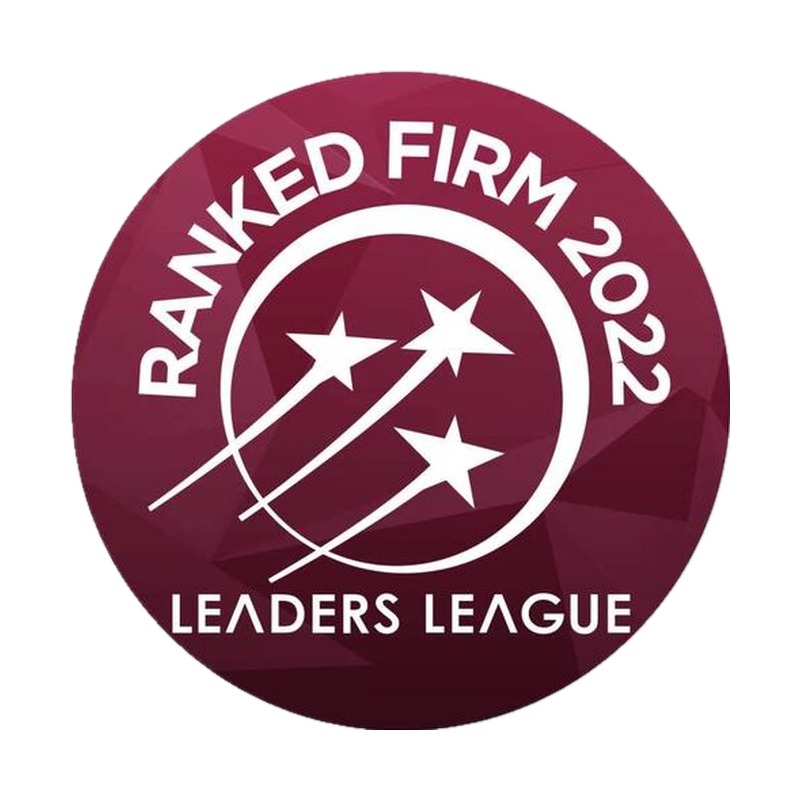 Selo Leaders League – escritório reconhecido em 2022